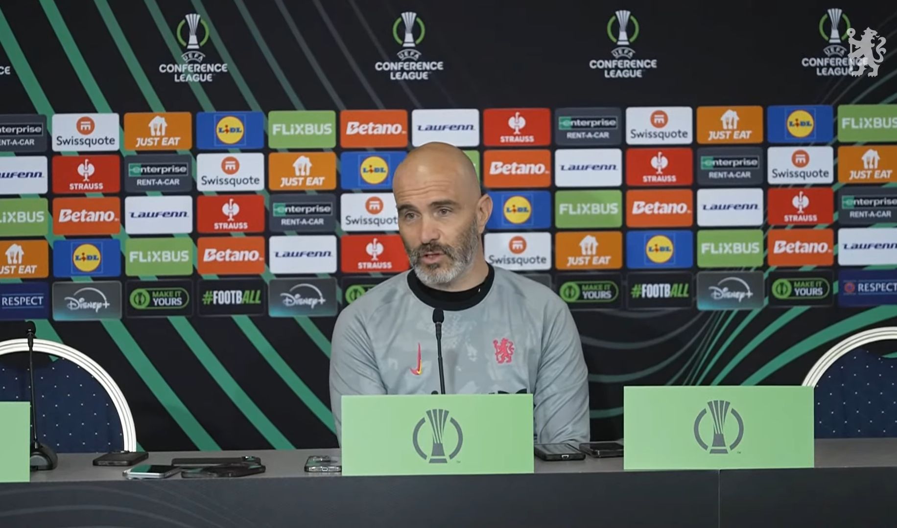 Enzo Maresca speaks about his team's preparation for Conference League knockout.