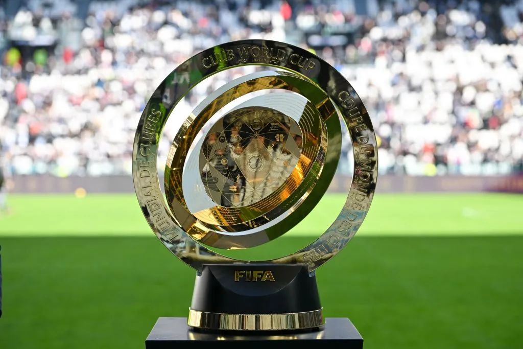 The new FIFA Club World Cup trophy.