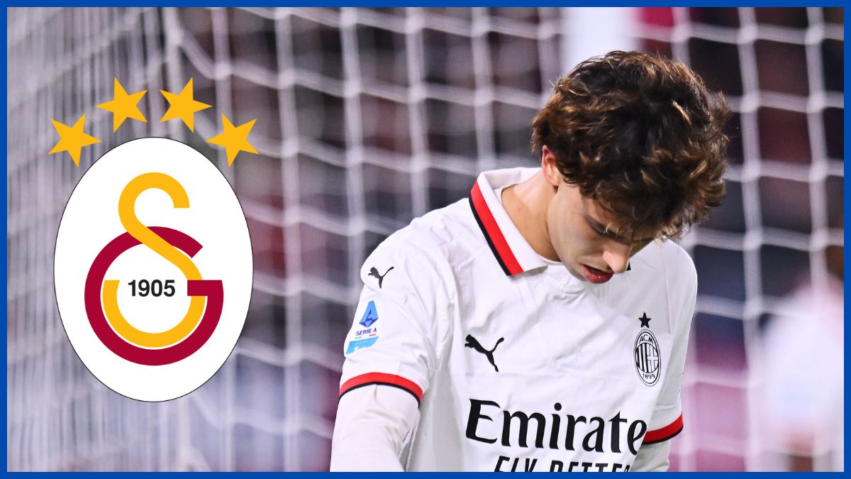 Joao Felix with a Galatasaray logo.