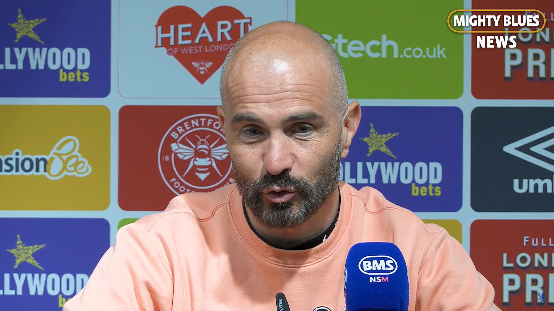 Enzo Maresca speaks in post-Brentford press conference.