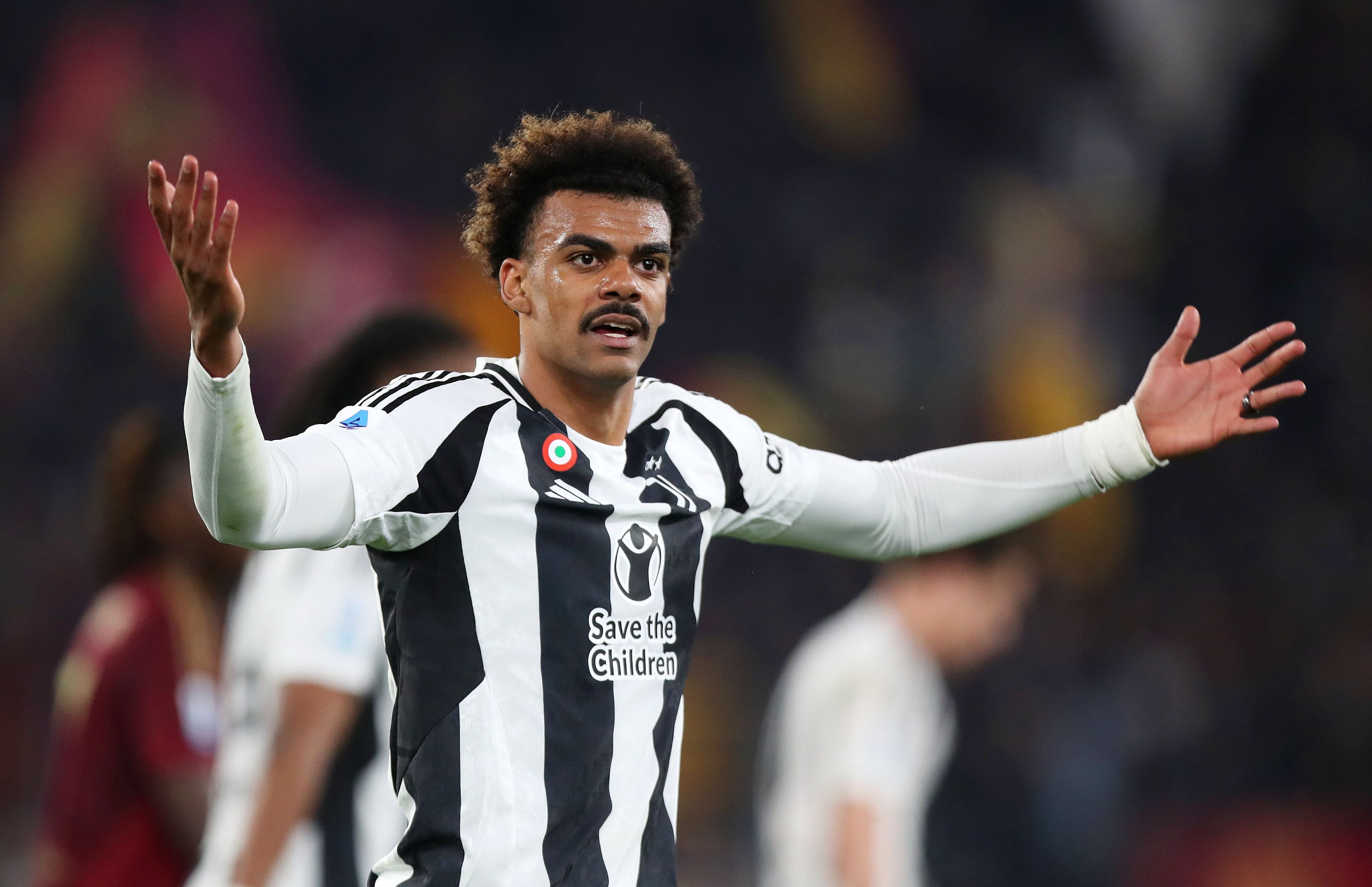 Renato Veiga in action for Juventus.