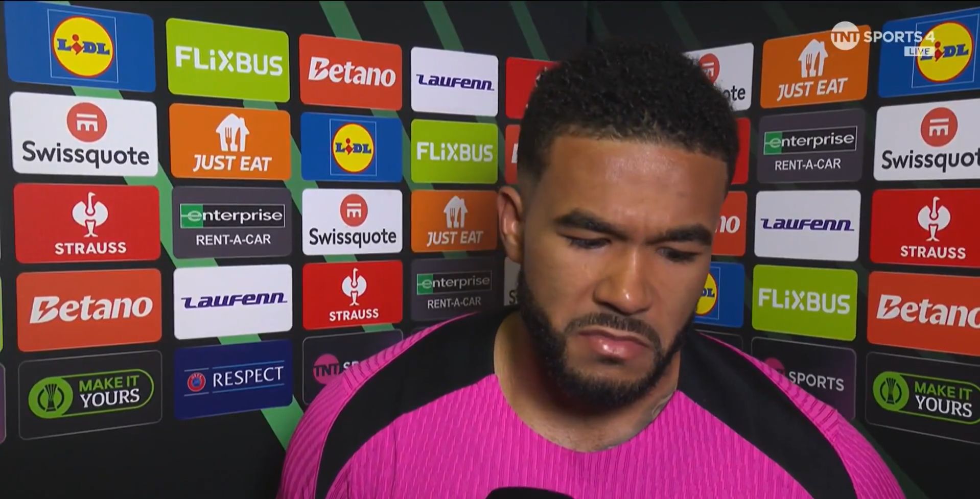 Reece James speaks to TNT Sport at full time.