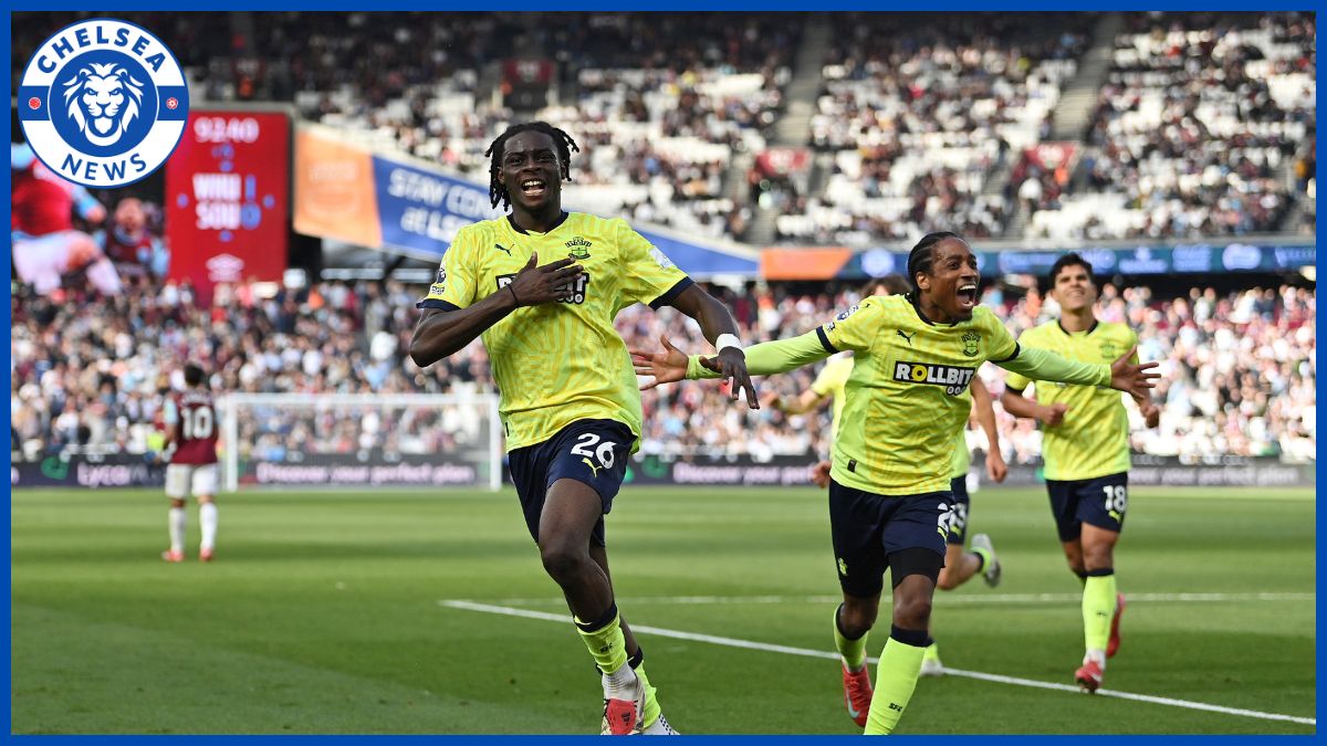 Lesley Ugochukwu celebrates first Premier League goal.