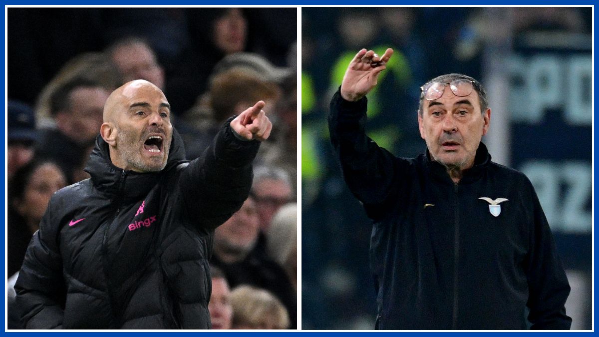 Maurizio Sarri and Enzo Maresca. (Photo by Justin Setterfield/Getty Images)