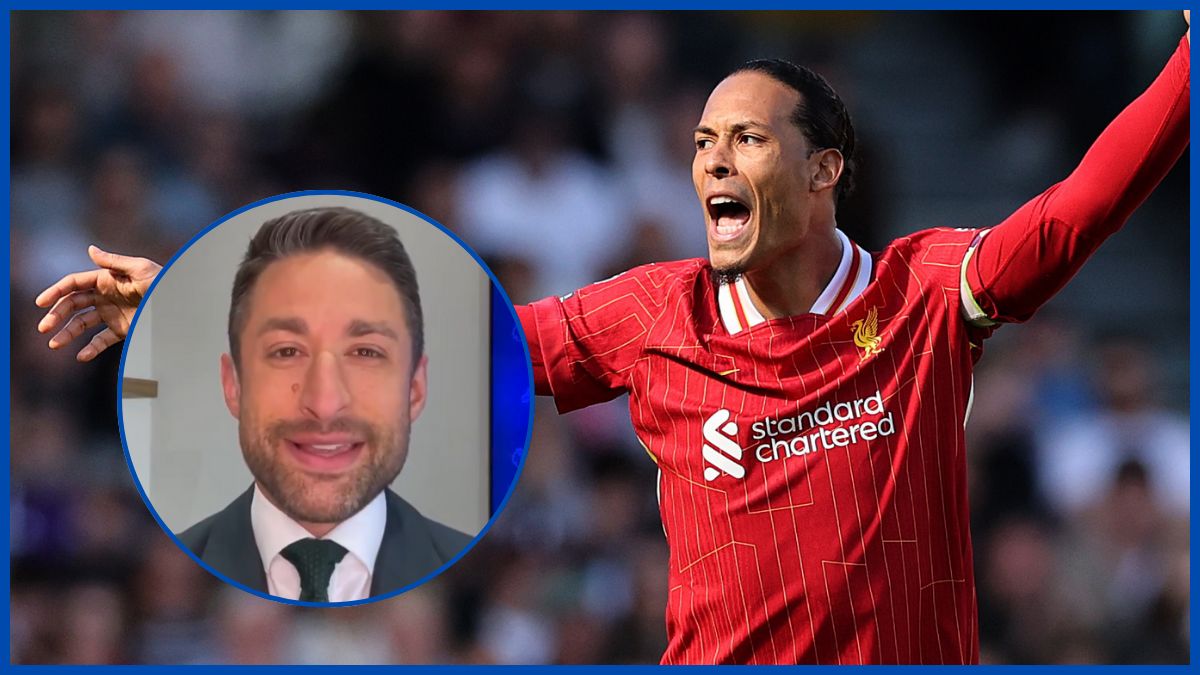 Virgil Van Dijk with a David Ornstein inlay.