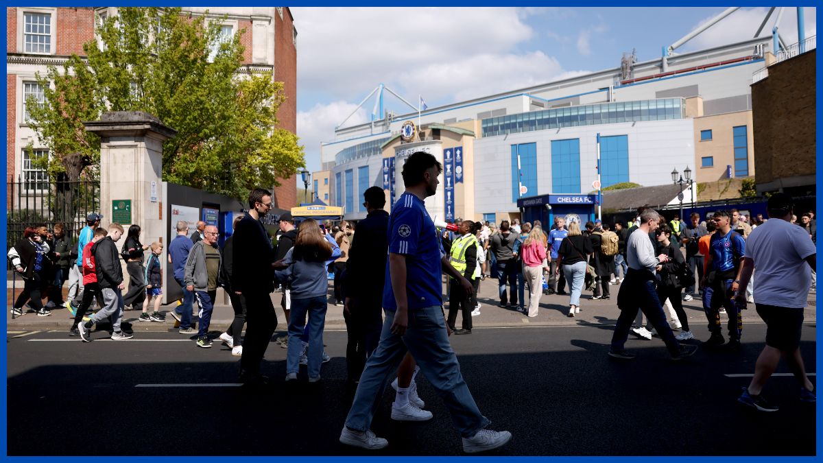 Stamford Bridge, pre game.