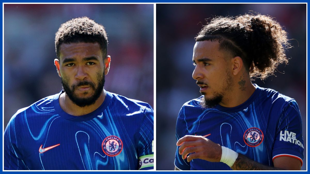 Reece James and Malo Gusto in a montage. (Photo by Ryan Pierse/Getty Images)