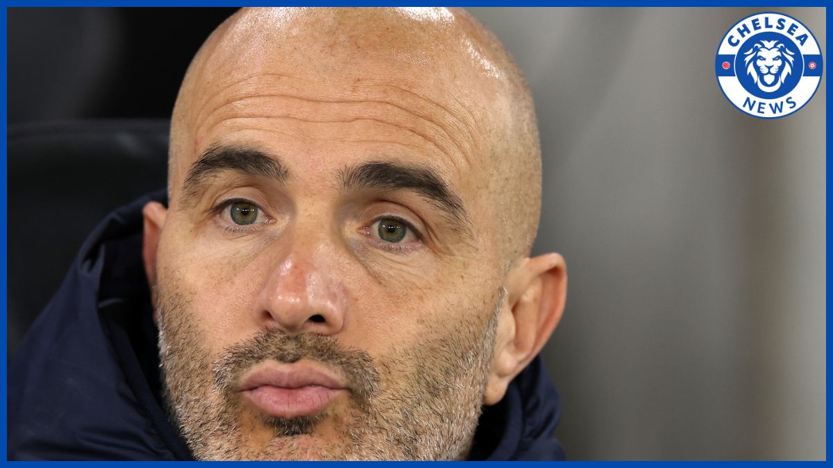 Enzo Maresca on the touchline with a pout.