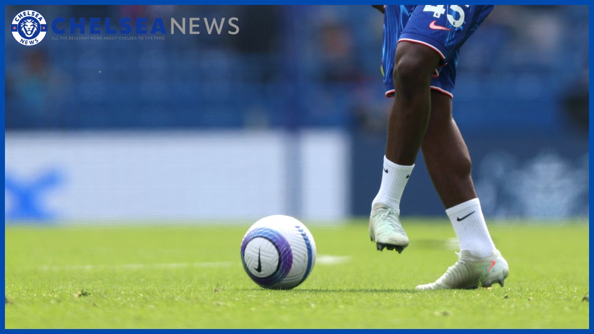 Romeo Lavia's legs. (Photo by Ryan Hiscott/Getty Images)