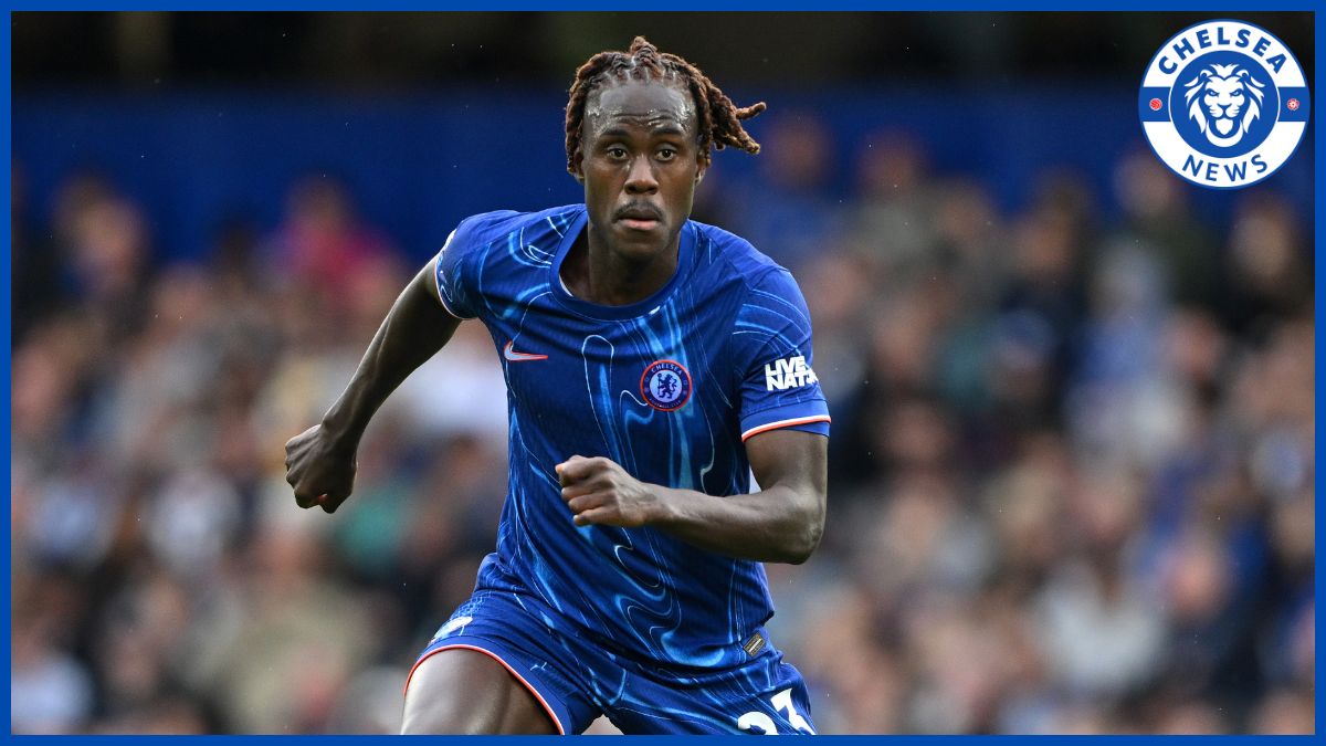 Trevoh Chalobah playing for Chelsea.