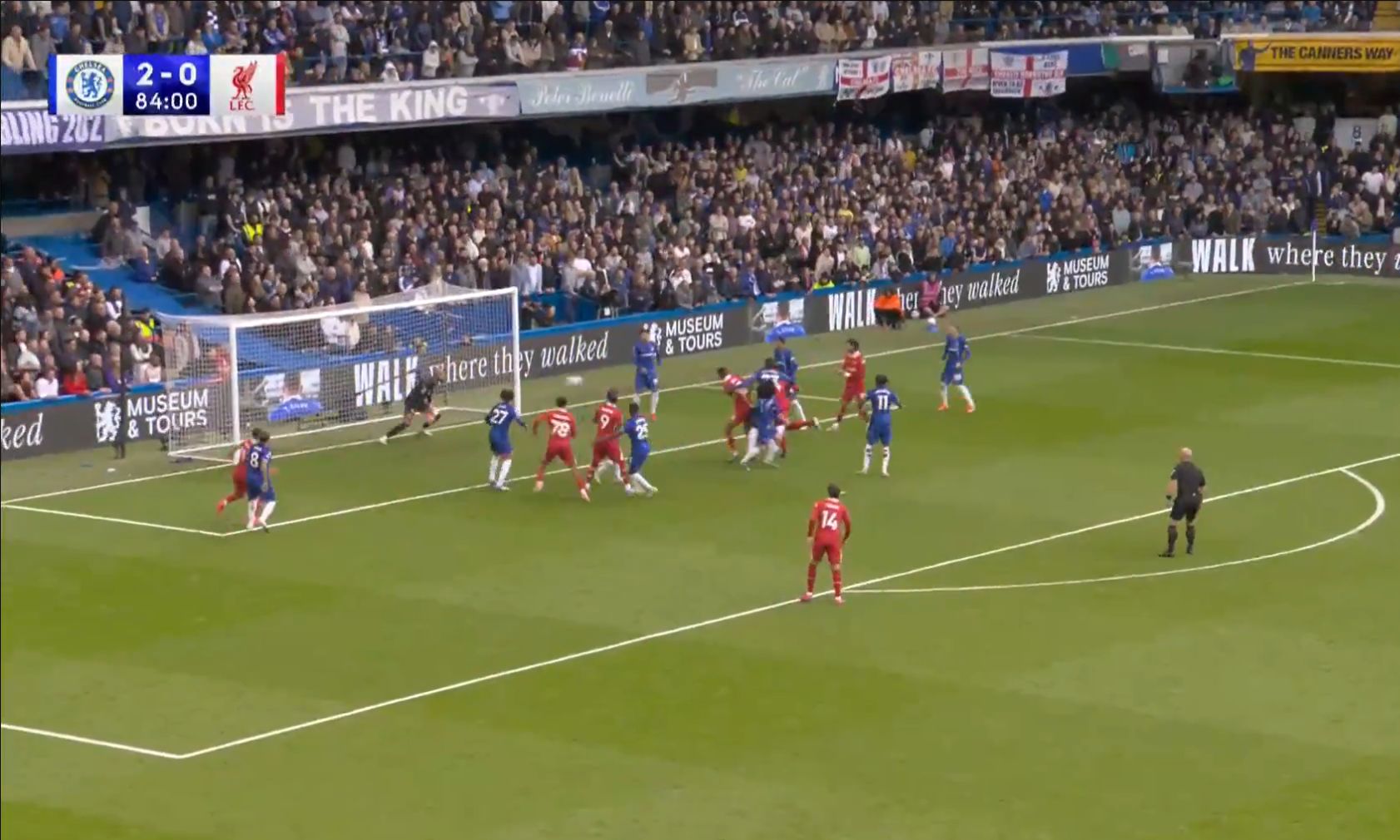 Chelsea's set piece marking leaves a lot to be desired.