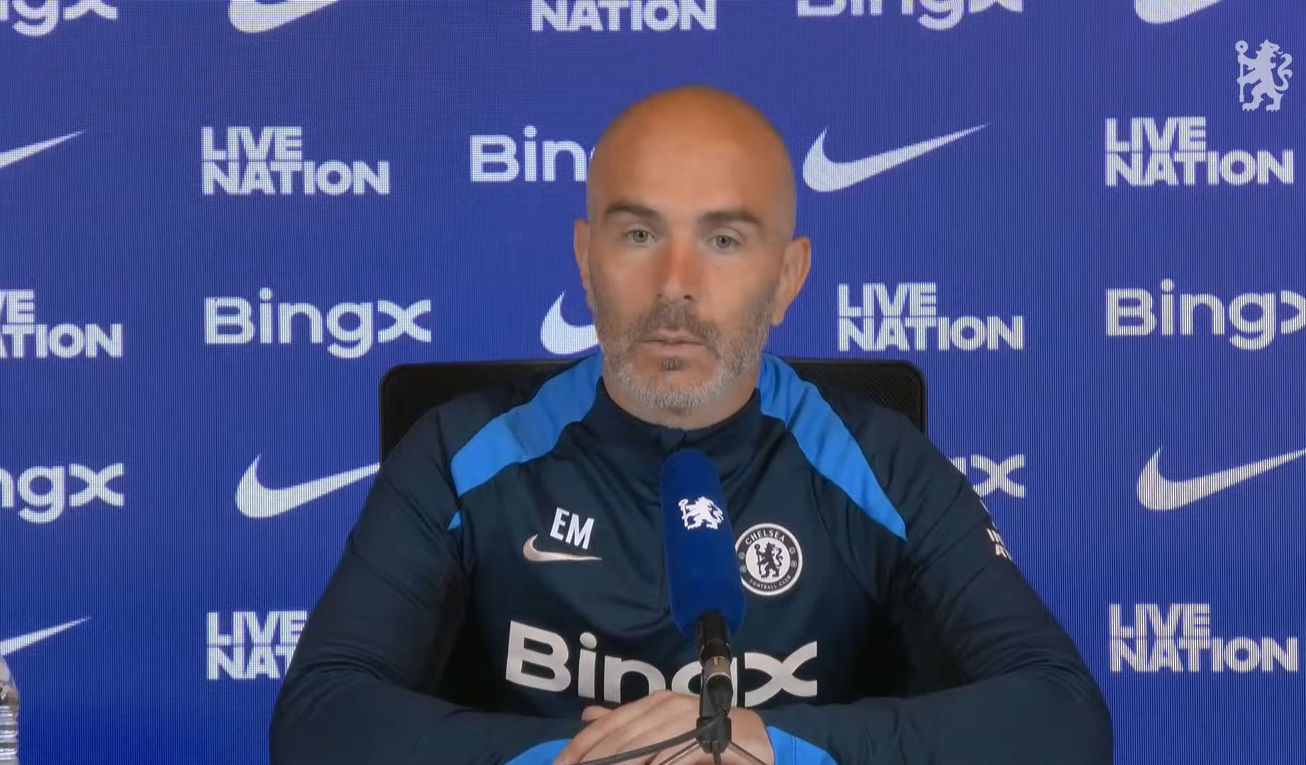 Enzo Maresca speaks about Chelsea's injury issues.