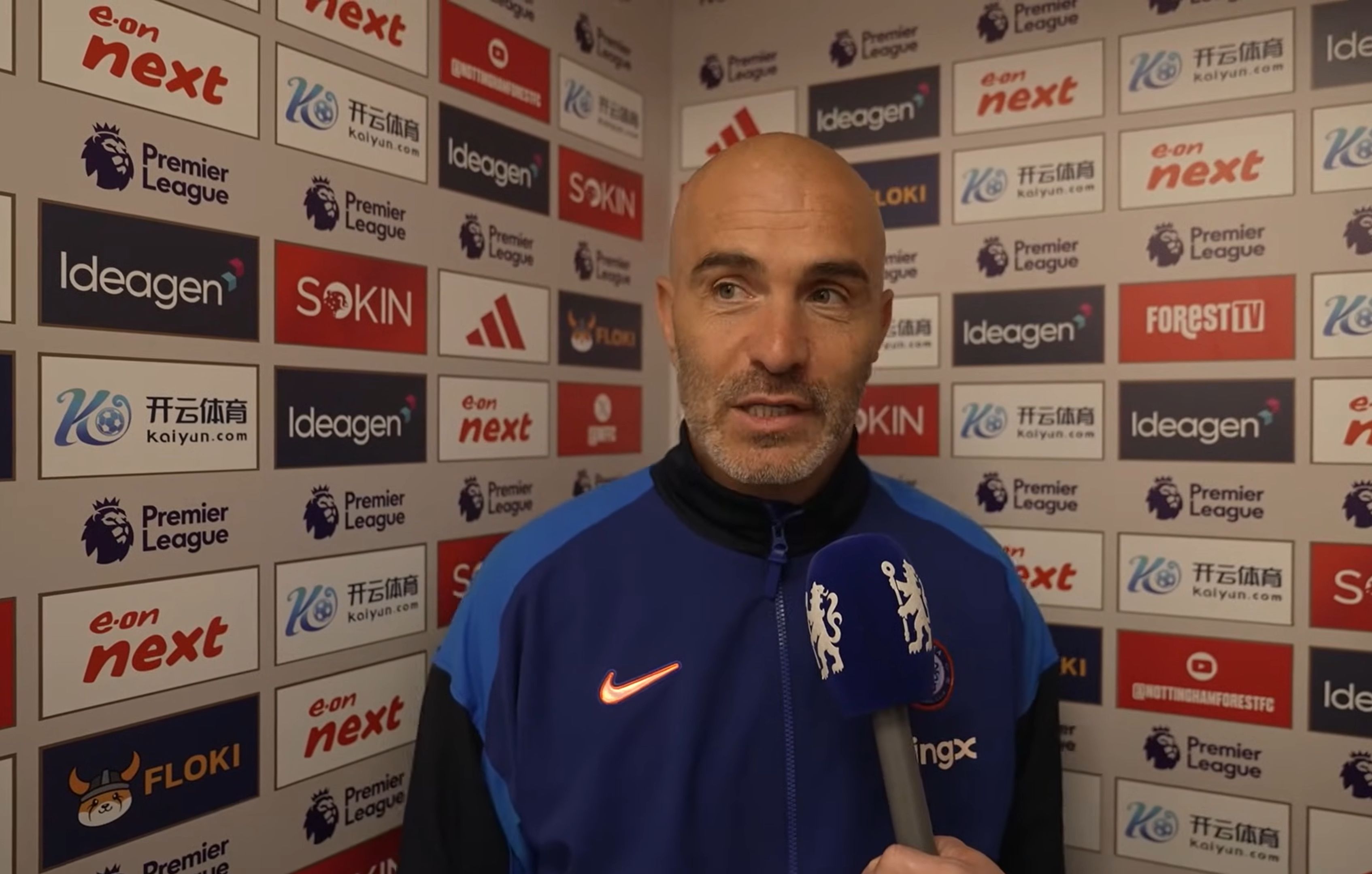 Enzo Maresca speaks to Chelsea TV after an important win.