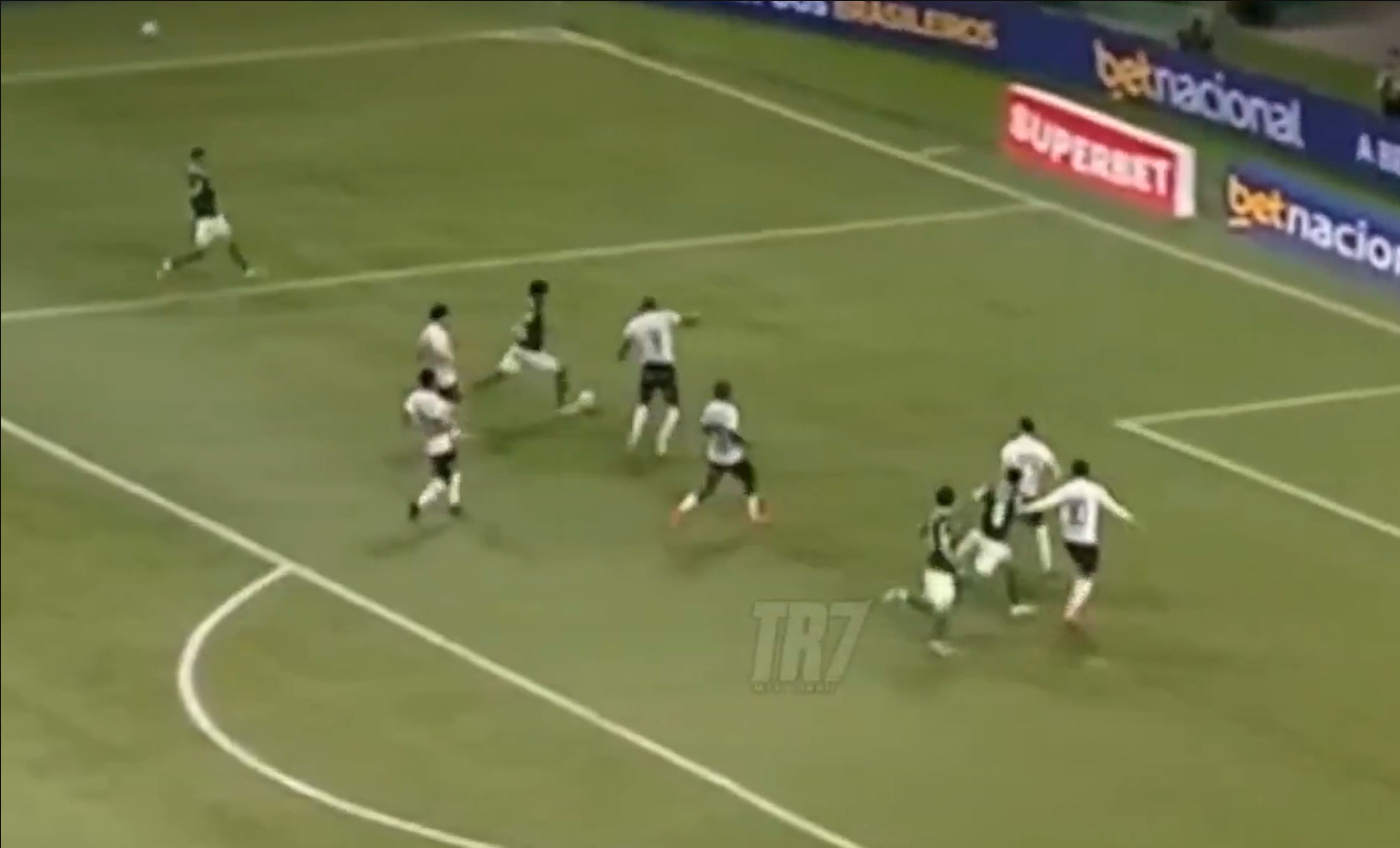 Estevao Willian tears through a defence.