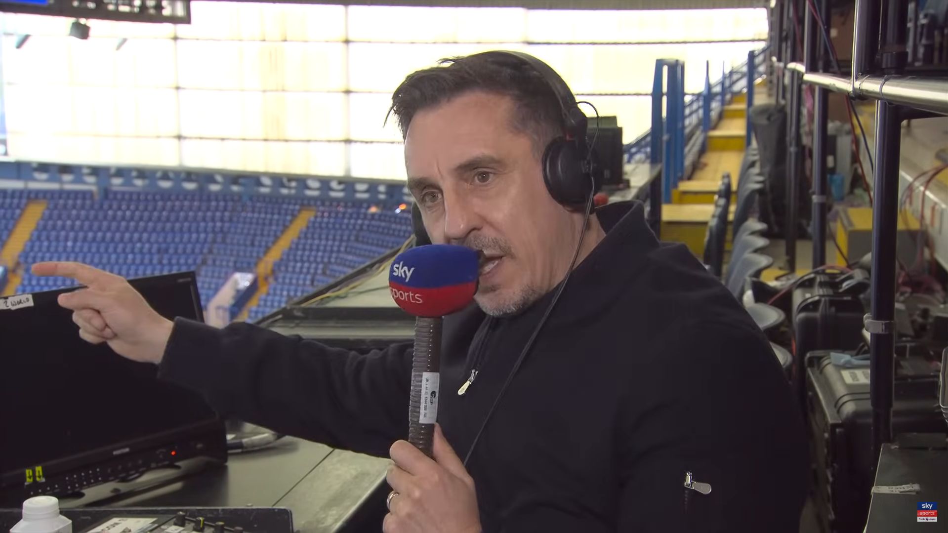 Gary Neville speaks on his podcast.
