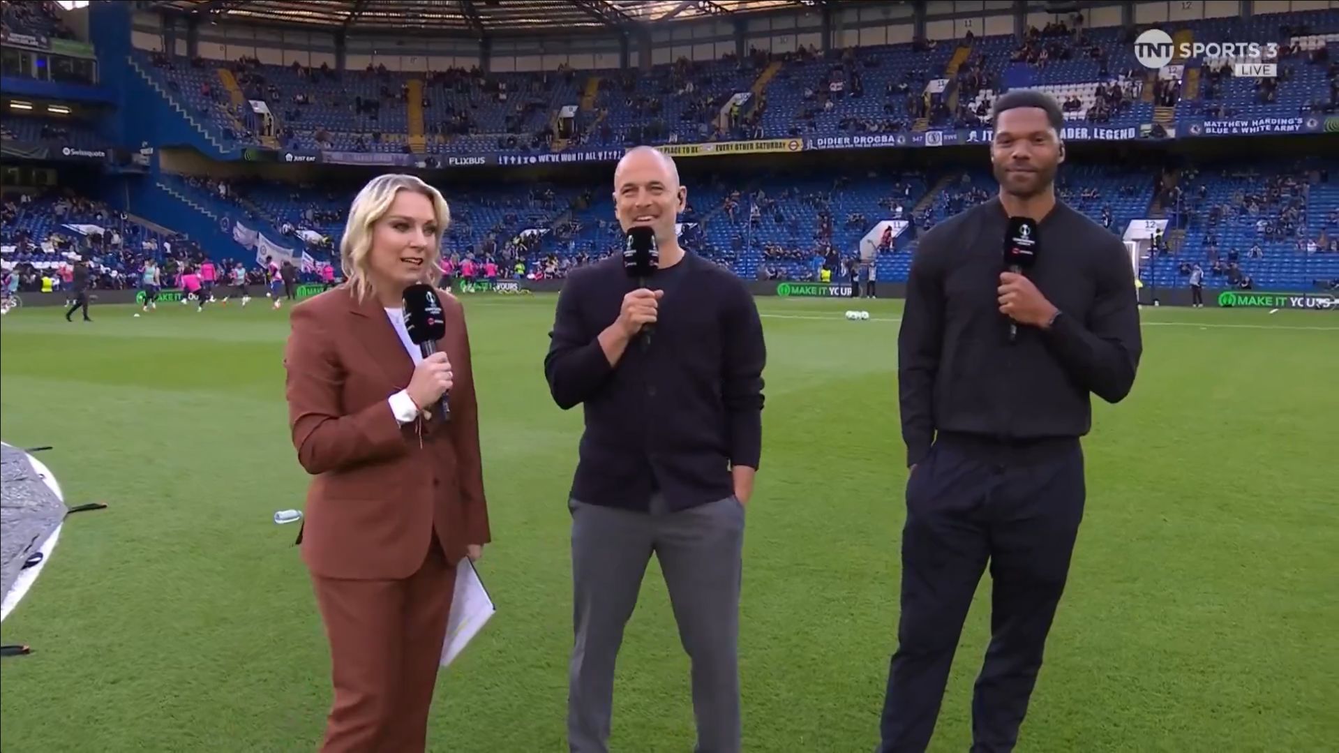 Joe Cole and Joleon Lescott on TNT Sport.