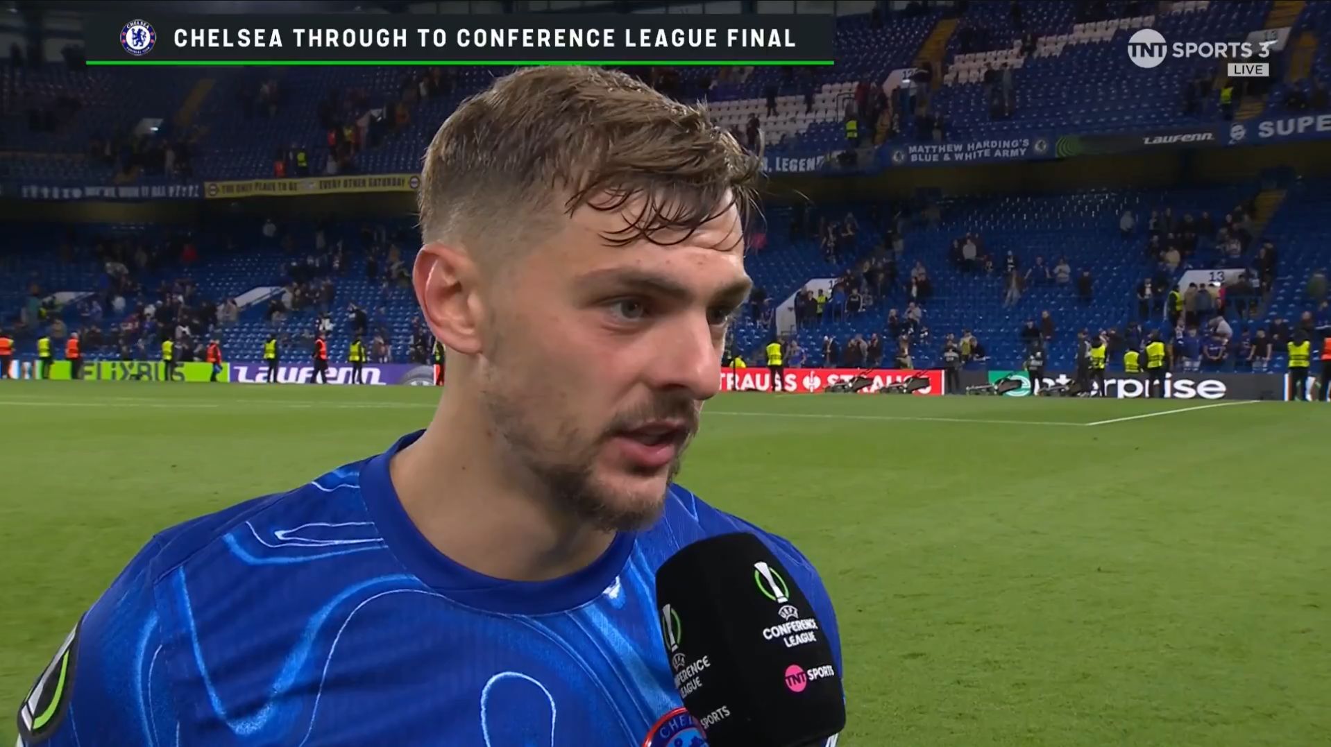 Kiernan Dewsbury-Hall on Chelsea's Conference League win.
