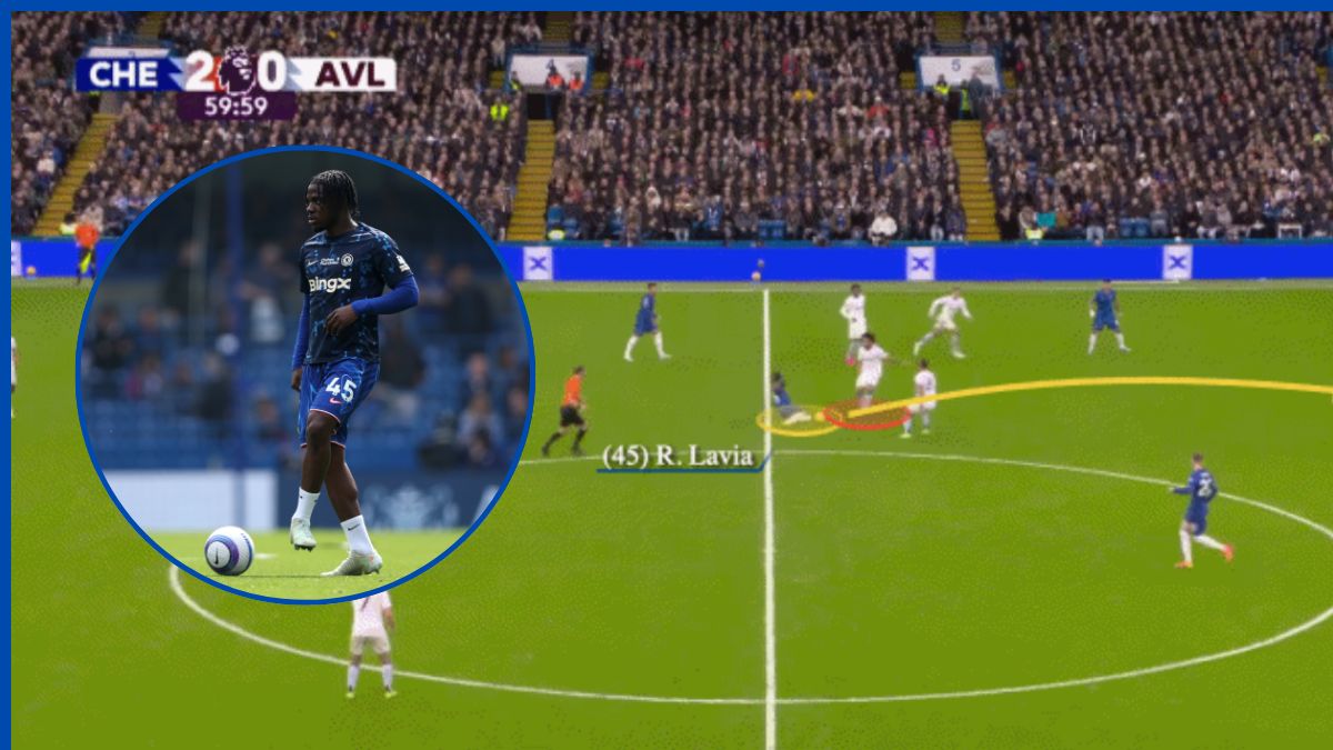 Romeo Lavia's midfield role.