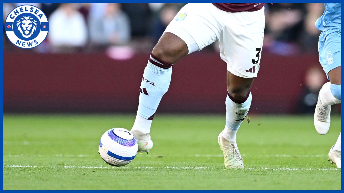 Axel Disasi runs with the ball. (Photo by Shaun Botterill/Getty Images)