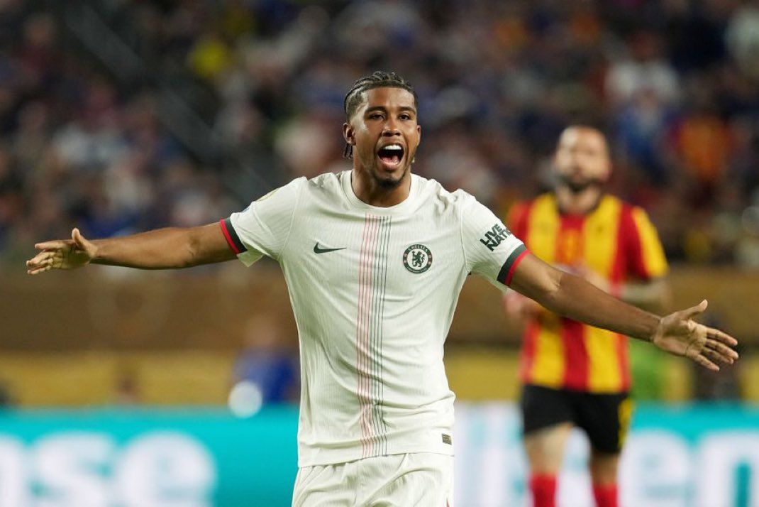 Andrey Santos celebrates his latest Chelsea appearance.