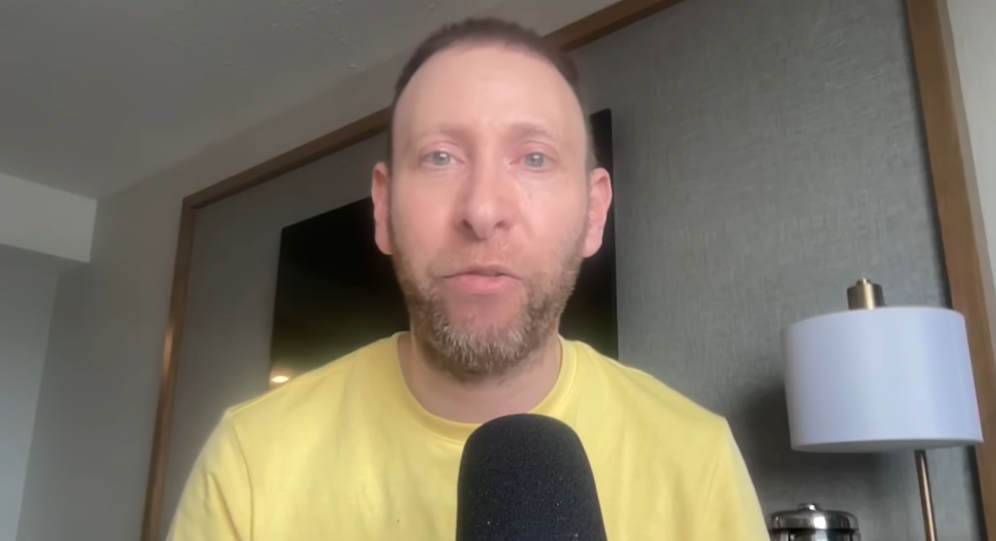 Ben Jacobs with a yellow jumper on.