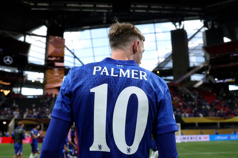 Cole Palmer wears the number 10 for the first time for Chelsea.