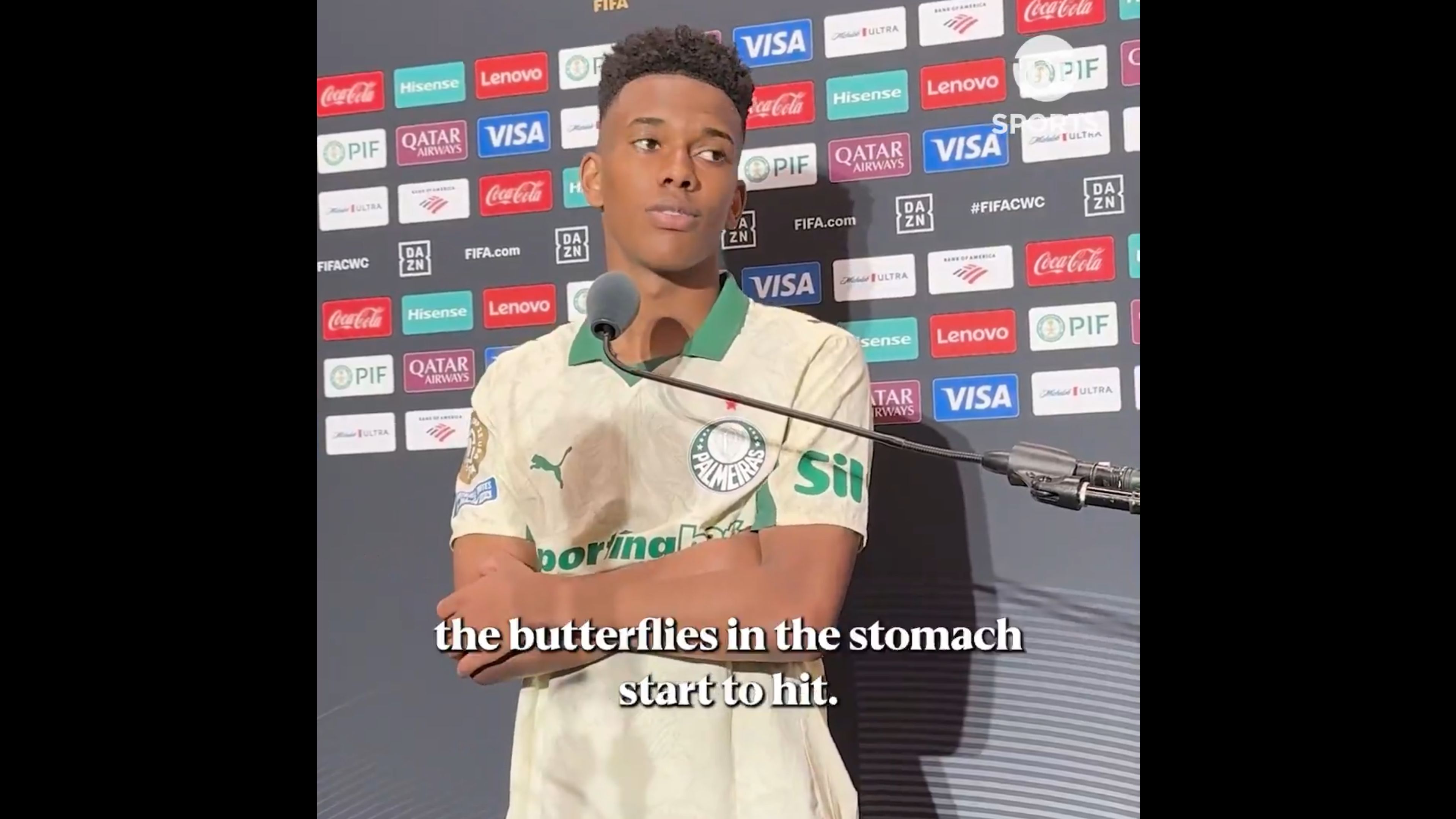 Estevao Willian speaks about the impending move.