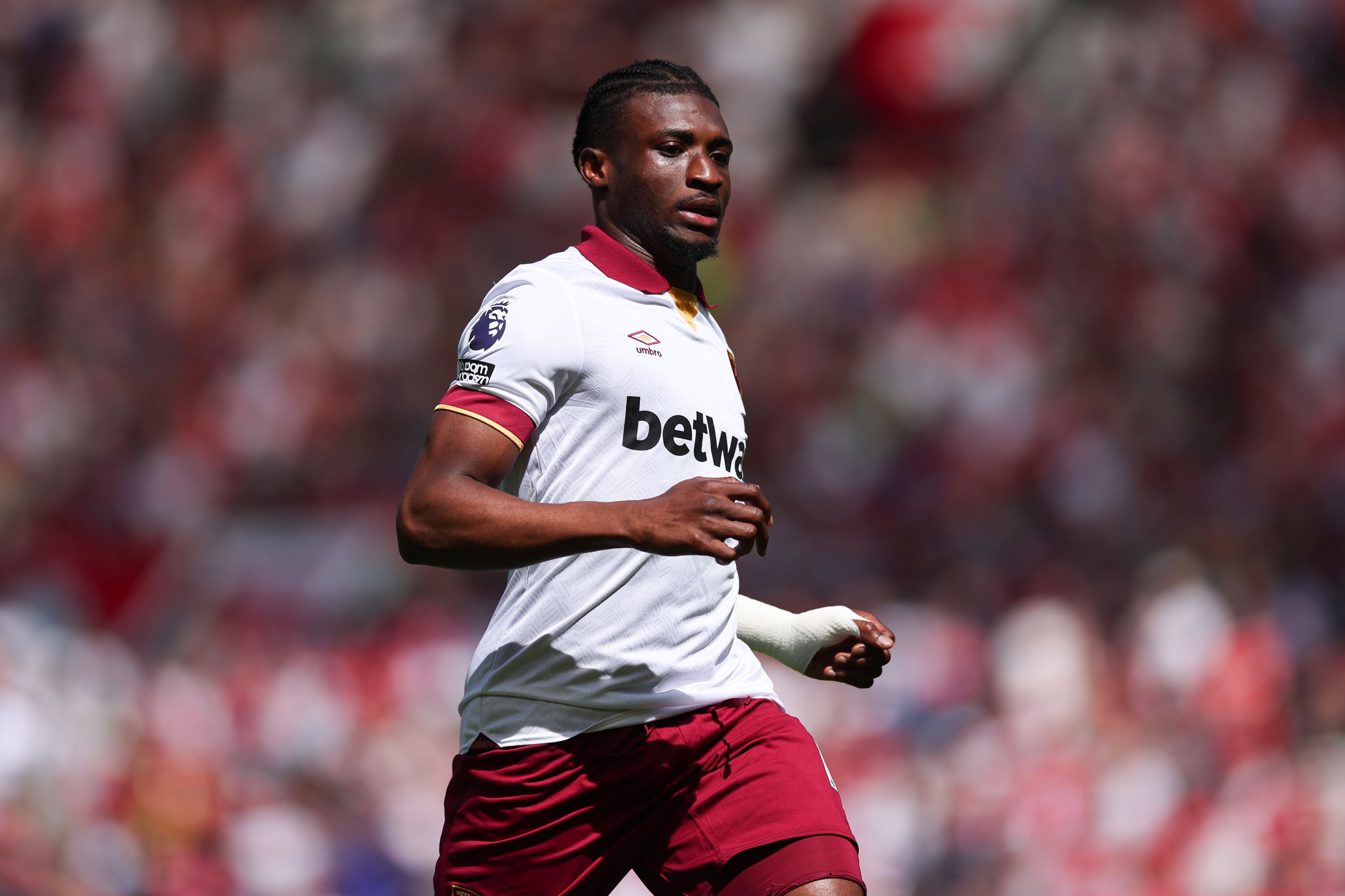 Mohammed Kudus in action for West Ham.