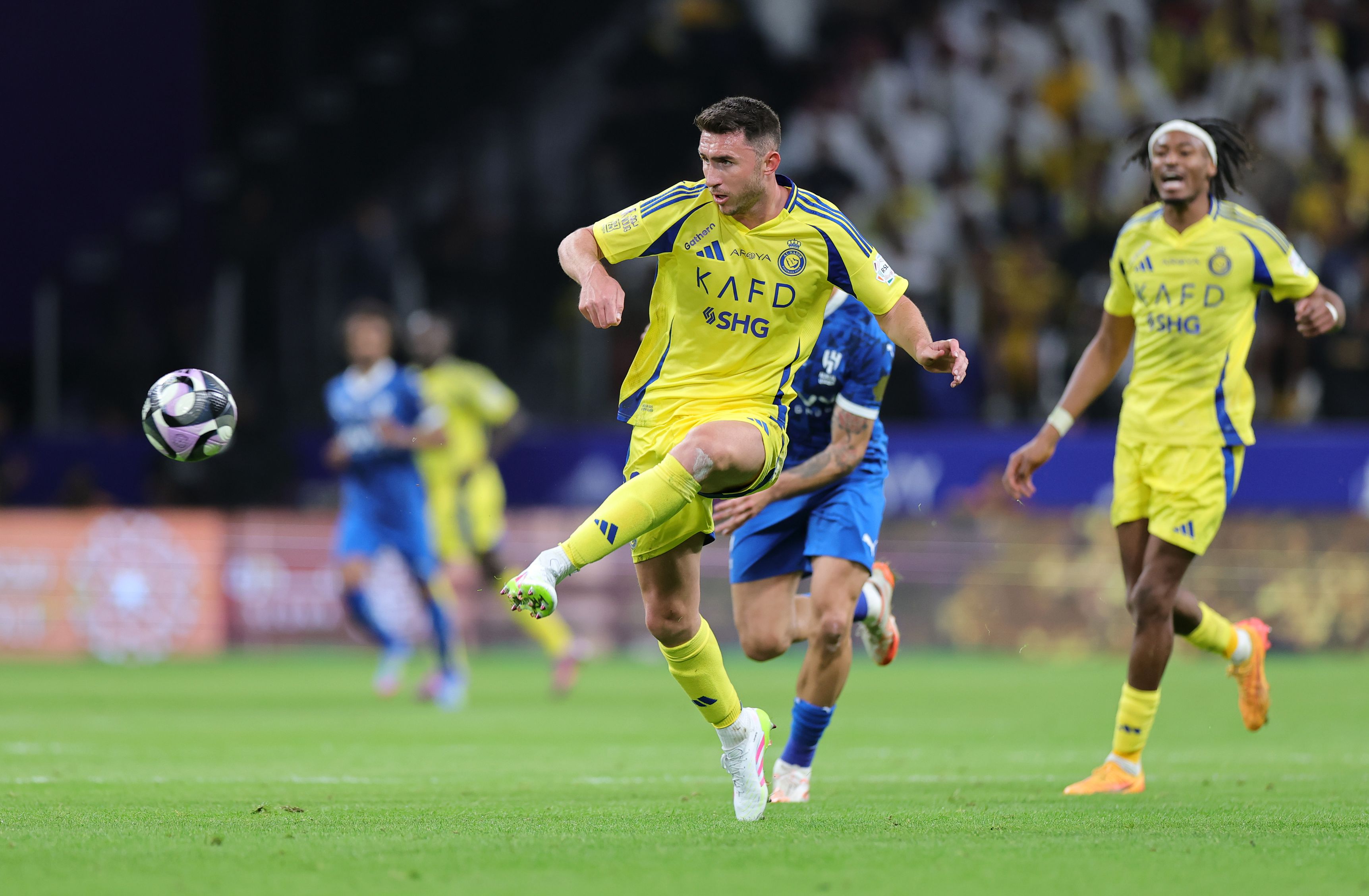 Aymeric Laporte in action for Al Nassr.