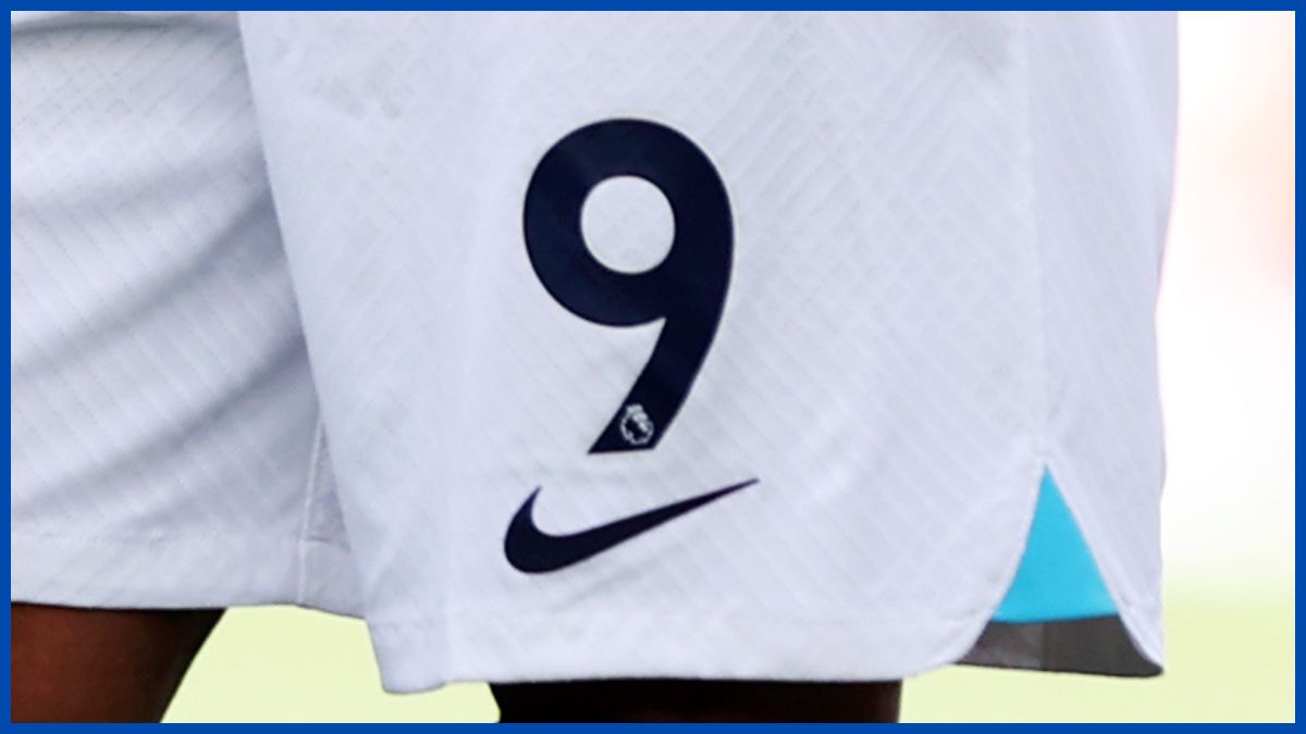 Chelsea number 9 on some shorts. (Photo by Naomi Baker/Getty Images)