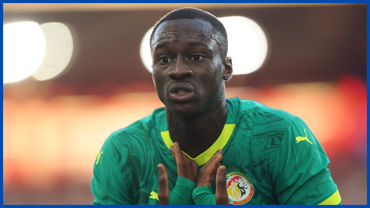 Habib Diarra playing for Senegal.