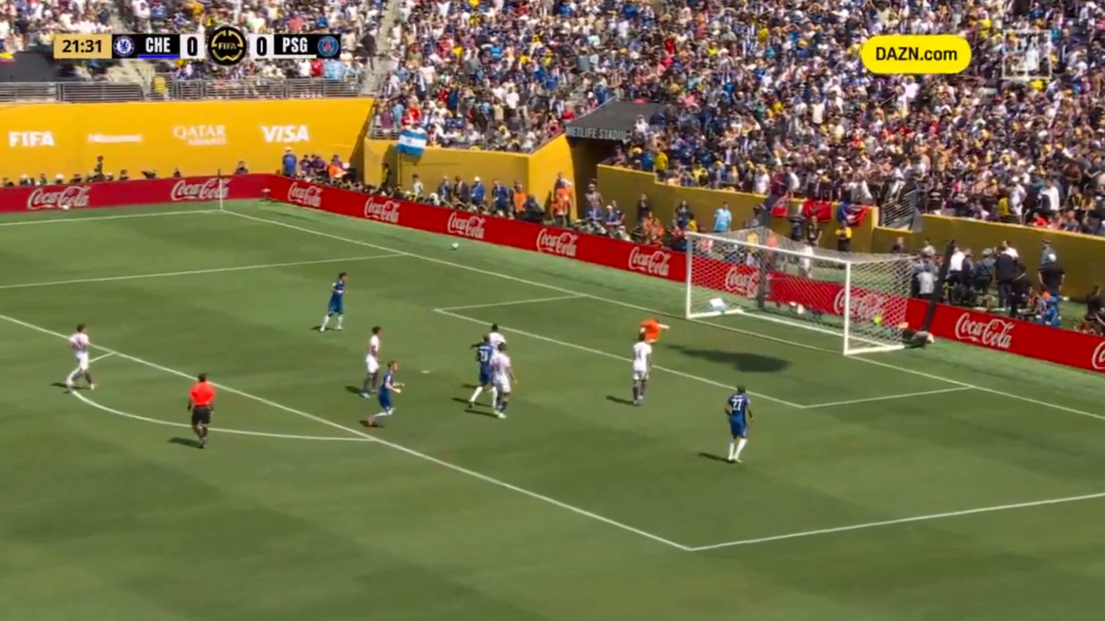 Cole Palmer scores Chelsea's first goal.