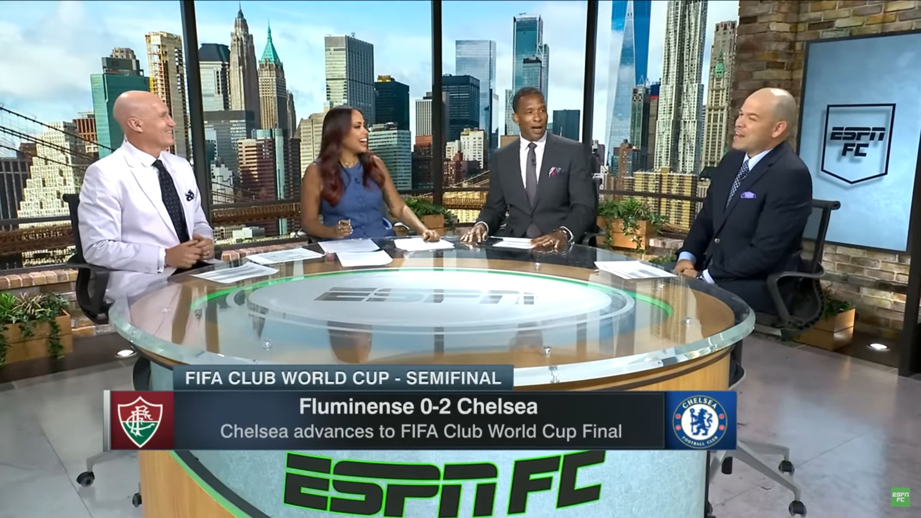 ESPN talk about Chelsea's Club World Cup semi.