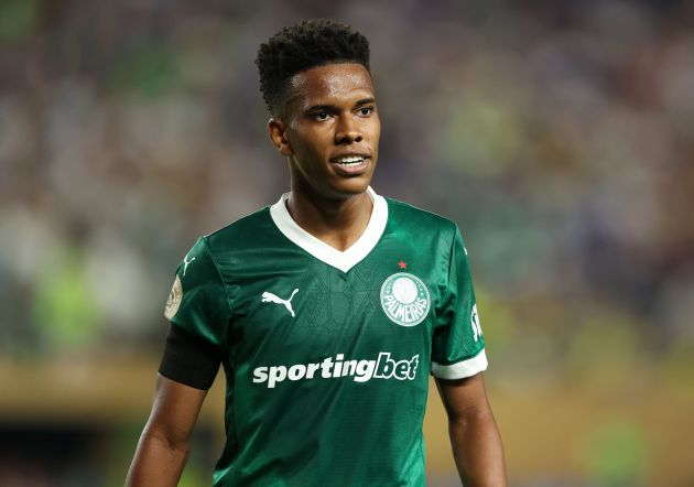 Estevao Willian in action for Palmeiras against Chelsea.