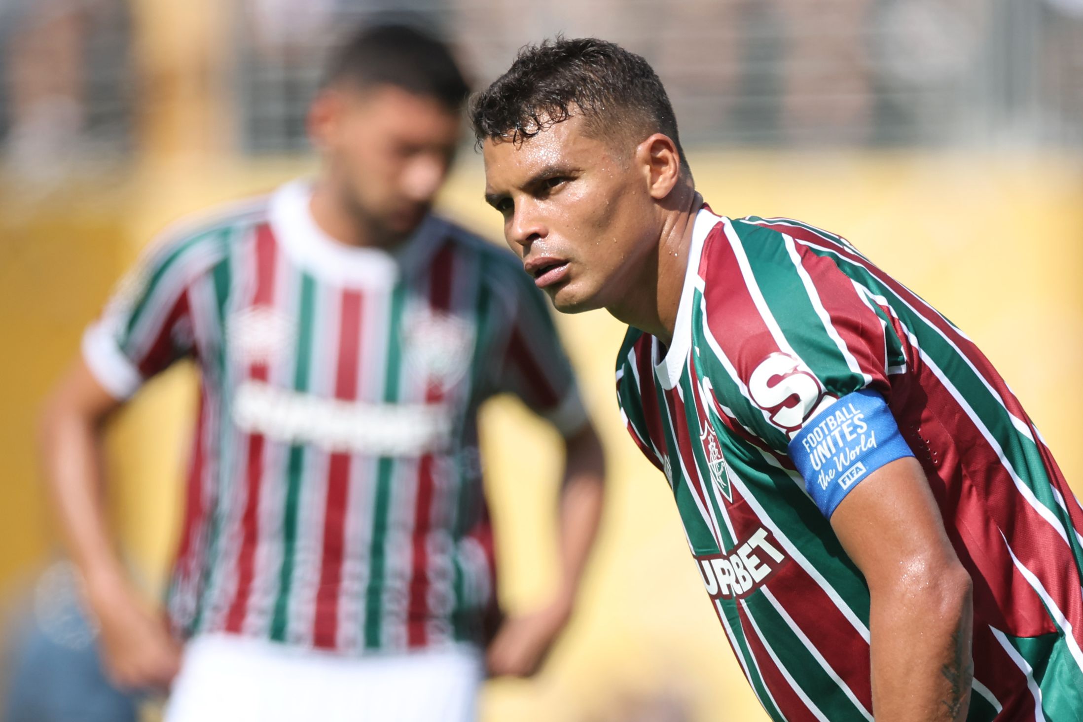 Thiago Silva in action for Fluminense.