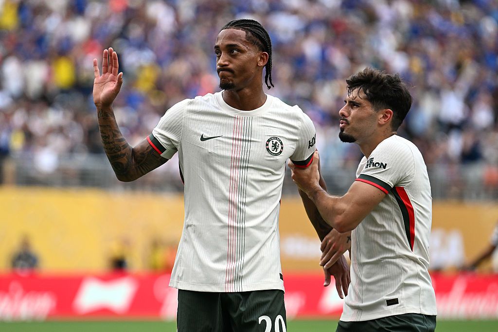 Joao Pedro doesn't celebrate his first goal against Fluminense.