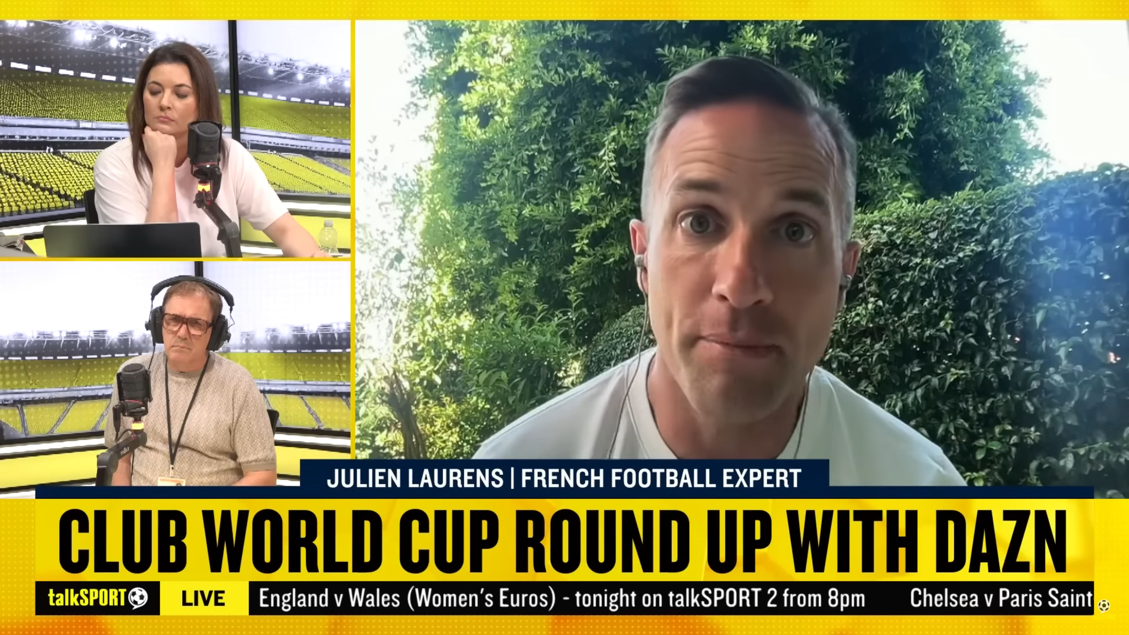 Julien Laurens speaks about Chelsea's transfer activity.