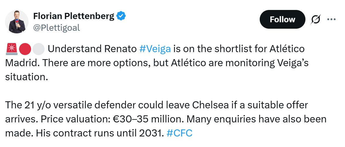 Renato Veiga wanted by many clubs.
