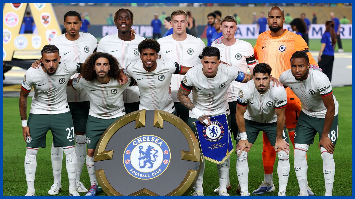 Chelsea's team lineup to face Palmeiras.