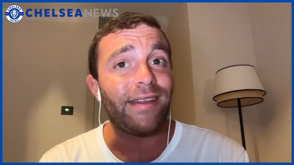 Fabrizio Romano with a Chelsea News logo.