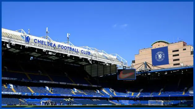 A generic view of Stamford Bridge.