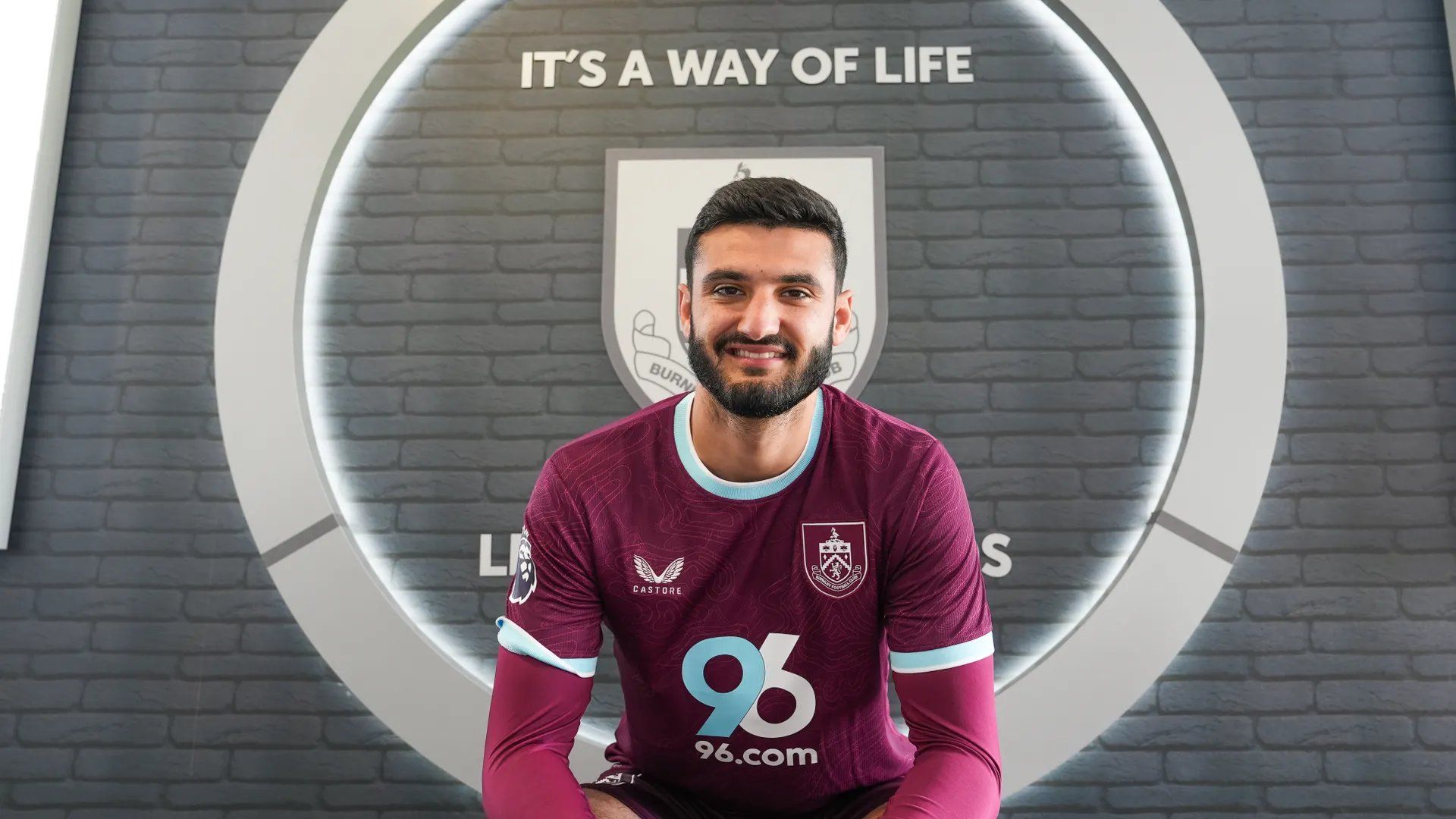 Armando Broja signs for Burnley.