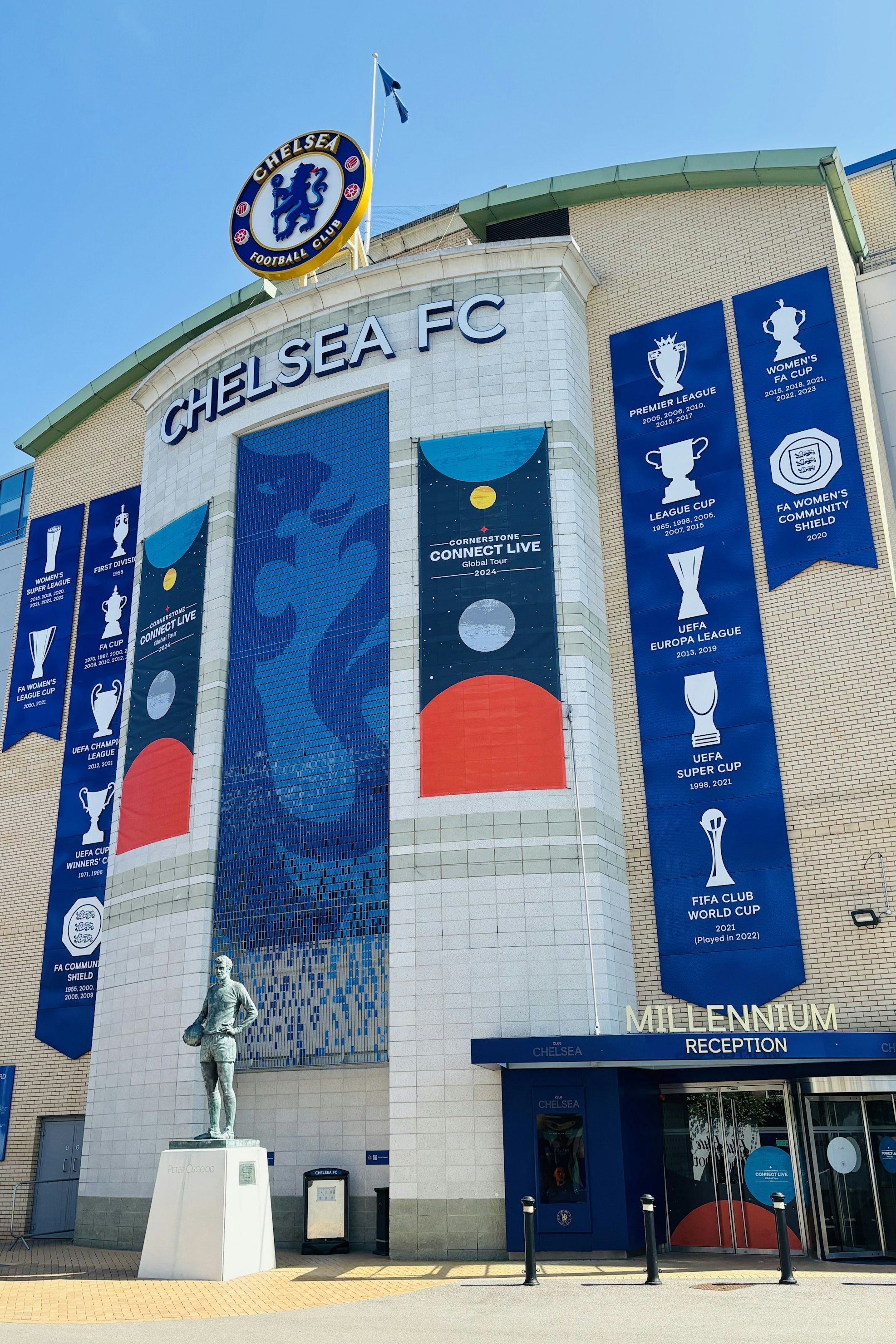 Chelsea's Stamford Bridge stadium.