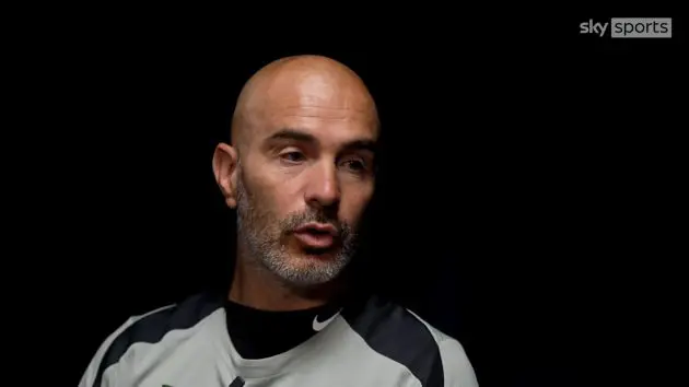 Enzo Maresca speaks to Sky Sports.