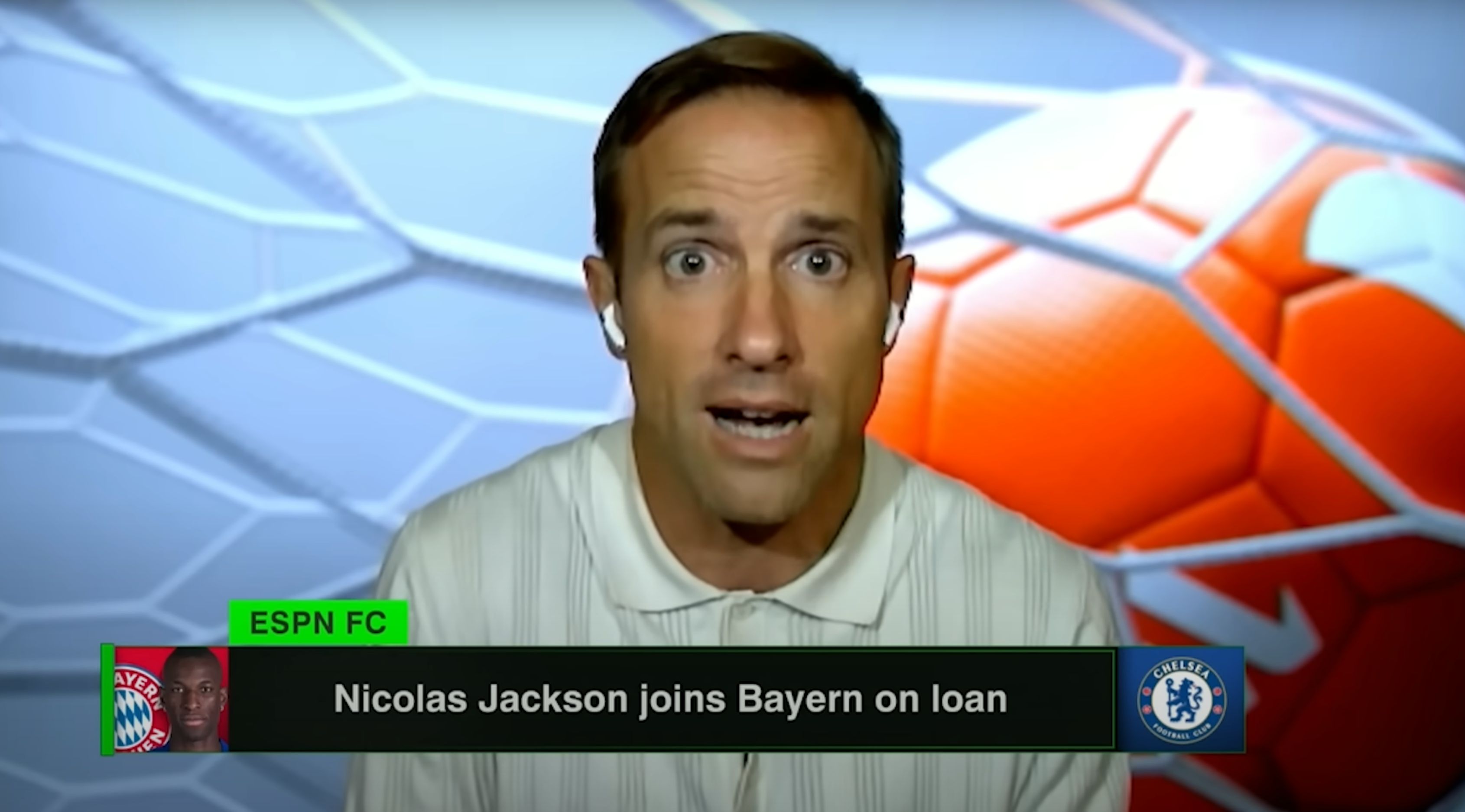 Julien Laurens can't believe Nicolas Jackson fee.