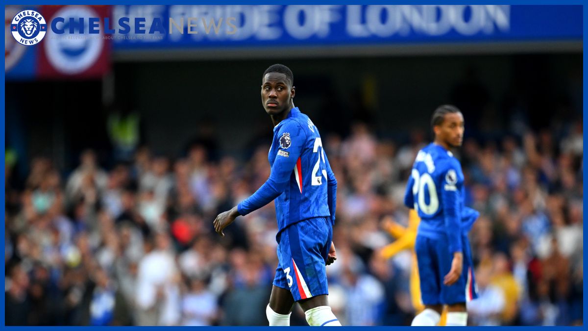 Trevoh Chalobah walks after red card against Brighton.