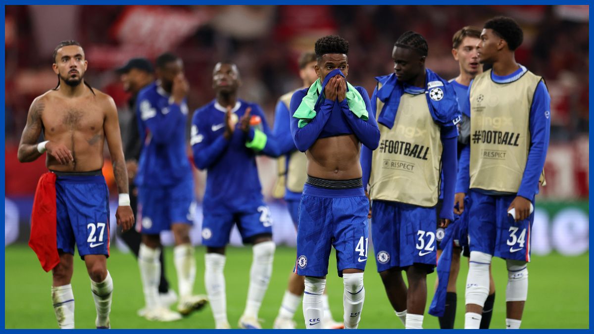 A defeated Chelsea after Bayern loss.