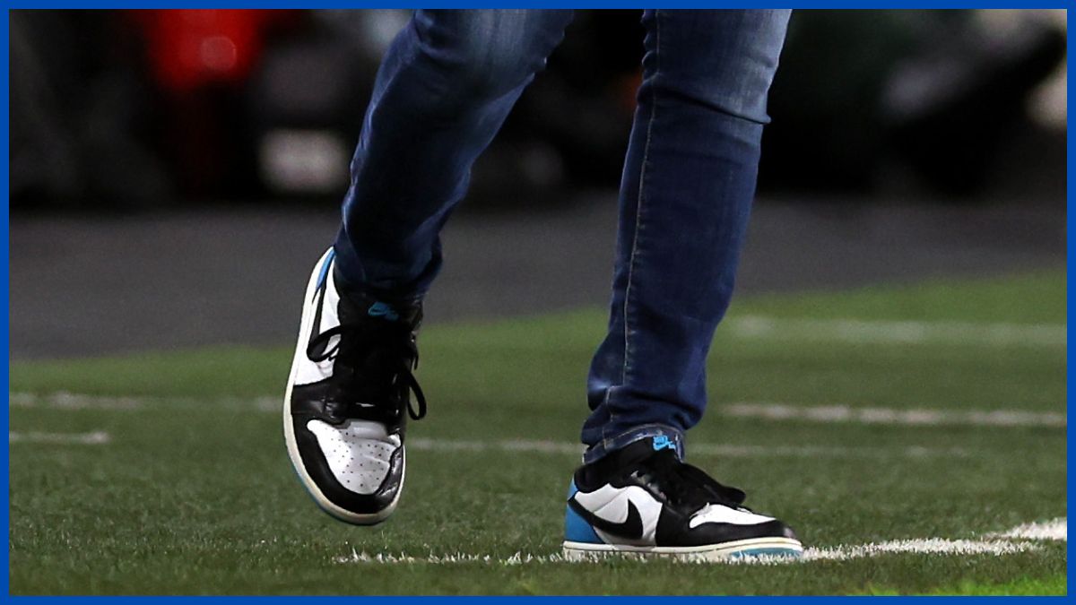 Enzo Maresca's ugly trainers.