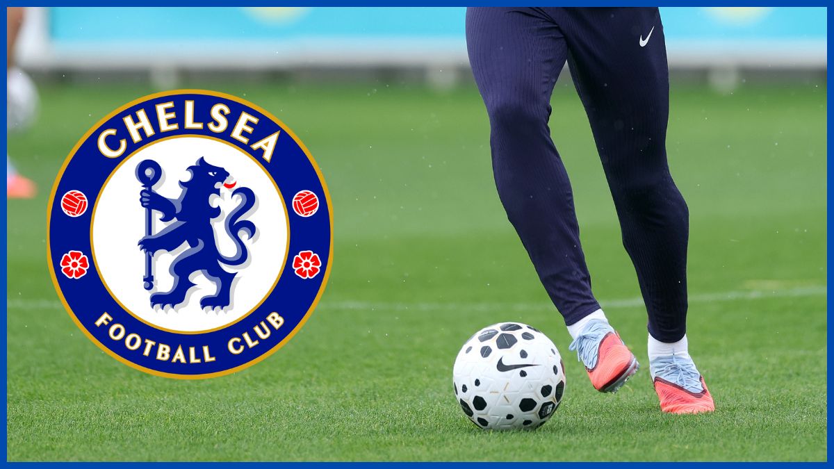 Marc Guehi on the ball in midfield.