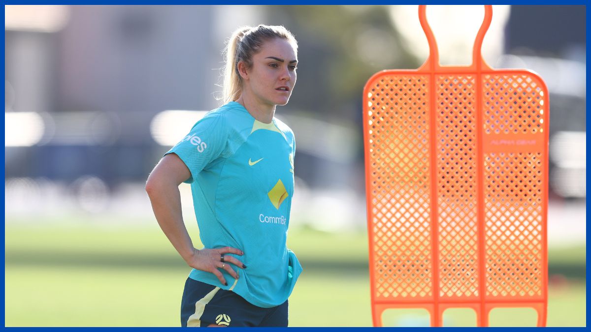 Ellie Carpenter in Australia training.